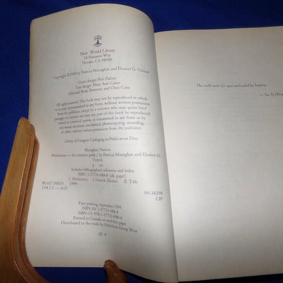 Meditation-The Complete Guide - Paperback Book By Patricia Monaghan - Picture 4 of 12